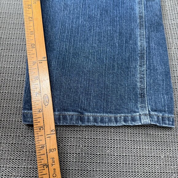 Wrangler Mens Size 44x32 Blue Denim Carpenter Jeans Relaxed Fit Workwear - Picture 5 of 8